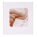 Baby Fotoalbum "Händchen" - HENZO - Album mit 4 vorgedruckten Seiten zum Ergänzen - Babyalbum zur Geburt oder Taufe - 60 Seiten - 30,5 x 28 cm