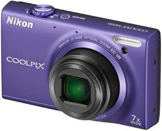 Nikon COOLPIX S6100 16 MP Digital Camera with 7x NIKKOR Wide-Angle Optical Zoom Lens and 3-Inch Touch-Panel LCD (Violet)