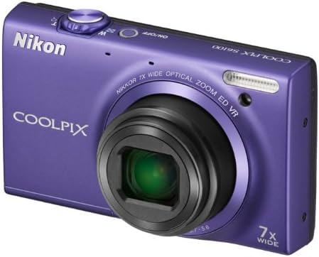 Nikon COOLPIX S6100 16 MP Digital Camera with 7x NIKKOR Wide-Angle Optical Zoom Lens and 3-Inch Touch-Panel LCD (Violet)