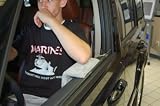 M5 Roadpro Dark Gray Arm Rest -------- The Ultimate Padded Armrest for Driving Comfort Excelent for Trucks, Suvs, Cars, Van Even Rvs NO TOOLS NEEDED FOR INSTALLATION OF THE ARMREST.