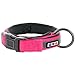 Pawtitas Lumberjack Padded Martingale Collar for Dogs | Soft Neoprene Dog Collar for Your pet's Comfort Made with Reflective Band for Maximum Visibility | Fits Small and Large Pets - Large Pink