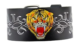 Vintage Ink Mens Tatto Isspired Wide Leather Wrist Cuff