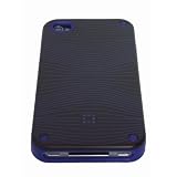 New Groovy iPhone 4 / 4S wave design silicone case (Navy Blue)by Covers4it