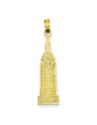 14K Gold Empire State Building Pendant Jewelry