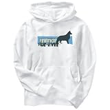 Hoodie Mens White  FRIENDS FUR - EVER - Shiloh Shepherd  Dogs