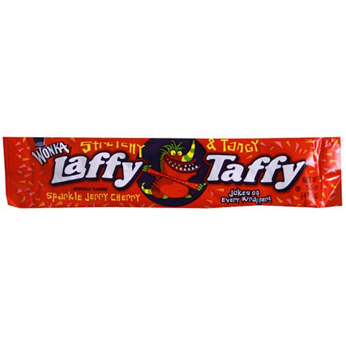 Wonka Laffy Taffy, Cherry Sparkle, 1.5-Ounce Packets (Pack of 36) by Sugar-Free Candy
