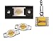 Los Angeles Lakers Leather Cuff Bracelet/Cell Phone Charm/ Shoe Thingz Charm Package