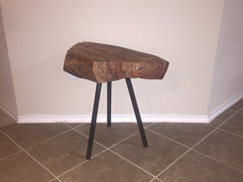 Solid wood Rustic meets Modern side table