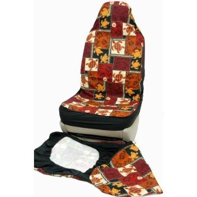 Hawaiian Car Seat Covers, Brown Sea Turtle, set of 2 Front Bucket seat covers, Made in Hawaii USA On Sale