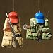 DOUBLE-SIDED RESIN FISHING & HUNTING VEST ORNAMENTS SET OF 2 - 3.5-3.75 DOUBLE-SIDED RESIN FISHING & HUNTING VEST ORNAMENTS 2/ASSTD. - Christmas Ornament