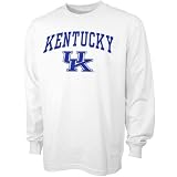 Kentucky Wildcats White Youth Bare Essentials Long Sleeve T-shirt