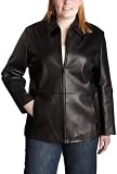 Liz Claiborne Women's Plus Size Leather Jacket