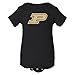 UGP Campus Apparel YC02 - Purdue Boilermakers Primary Logo Creeper Infant Creeper Bodysuit - 18 Month - Black