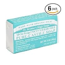 Dr. Bronner's Magic Soaps Pure-Castile Soap, All-One Unscented Baby-Mild, 5-Ounce Bars (Pack of 6)
From Dr. Bronner
