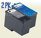 Remanufactured 2 Ink Cartridges (Black MK990 + Color MK991) Series 9 for DELL 926 V305 V305w All-In-One Printer