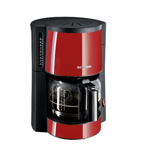 Severin KA 4306 Kaffeeautomat, bis 10 Tassen, rot / schwarz Preisvergleich