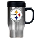 Pittsburgh Steelers 16oz Stainless Steel Travel Mug  (Primary Logo)
