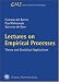 Book Lectures on Empirical Processes (EMS Series of Lectures in Mathematics) (EMS Series of Lectures in Mathematics)