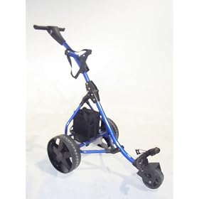 FOLDING PORTABLE ELECTRIC GOLF TROLLEY WITH 36 HOLE BATTERY AND CHARGER