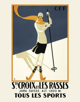 (22x28) Ste. Croix Vintage Art Print Posters