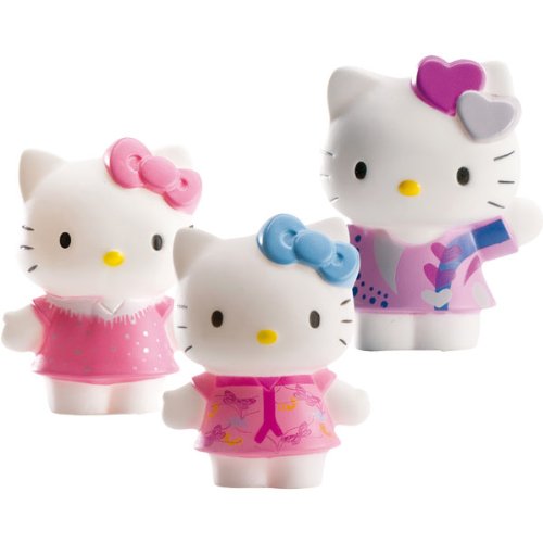 Dekoback 03-08-00042 Tortendeko Set Hello Kitty 3-teilig