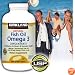 Kirkland Signature Natural Fish Oil Concentrate with Omega-3 Fatty Acids - 400 Softgels
