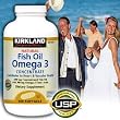 Kirkland Signature Natural Fish Oil Concentrate with Omega-3 Fatty Acids-400 Softgels