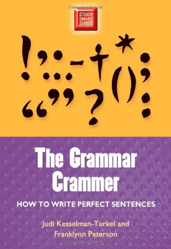 grammar crammer how to write perfect sentences study smart series