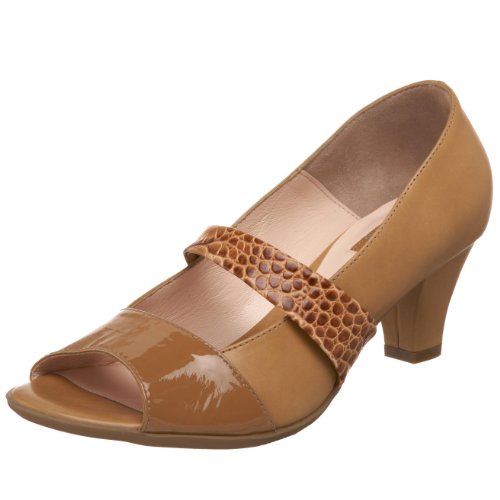 BeautiFeel Women's Tessa Pump,Wheat Leather/Croco Combination,37 EU (US Women's 6 M)