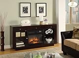 Saphire Fireplace TV Stand - Homelegance Furniture