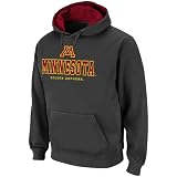 Minnesota Golden Gophers Charcoal Classic Twill II Pullover Hoodie Sweatshirt (Large)