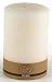 4"x6" Unscented Textured Pillar, Antique White
