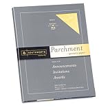 More details of product: Southworth Colors + Textures Fine Parchment Paper, 24 lb, 8.5 x 11 Inches, Gold, 100 Sheets (P994CK)