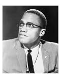 Malcolm X, Militant Black Muslim Civil Rights Leader in 1963 Giclee Poster Print, 9x12