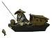 Journey on the Pearl River, chinese fisherman - oriental ceramic figurine