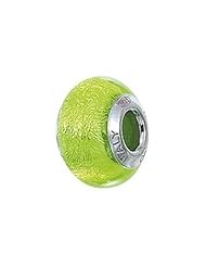 Zable (tm) Sterling Silver Murano Glass Birthstone August Bead / Charm