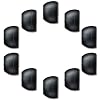 5 Pair Black Medium Replacement Silicone Ear Tips for Sony MDR-EX56LP Headphones