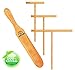 Crepe Spreaders - Spatula & Spreaders 3 Set - Handmade Natural Beechwood - 12
