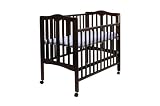 Dream On Me Folding 2-in-1 Portable Crib - Cherry