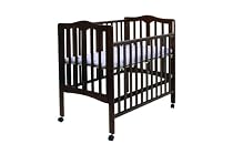 Dream On Me Folding 2-in-1 Portable Crib - Cherry
