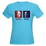 Hero or Zero Anti Obama Women's Dark T-Shirt