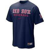 Nike Boston Red Sox Navy Blue MLB Practice T-shirt ()