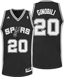 NBA San Antonio Spurs Manu Ginobili Swingman Jersey (Black, Medium)