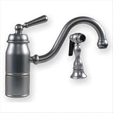 Whitehaus Collection 3-3165-SPR-L Beluga Finish: Pewter