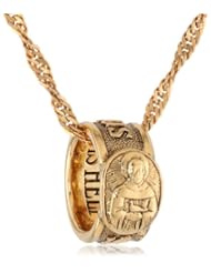 The Vatican Library Collection "Vatican Carded Ring Pendant Necklaces" "Salvation" Ring Pendant Necklace, 16"