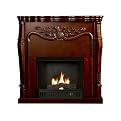 Raphael Gel Fuel Fireplace - Mahogany Finish