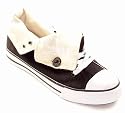 LEVI'S Boys HORSE High/Low Shoe Black Canvas