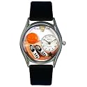 Whimsical Watches Women's Basketball Black Leather Watch #S0820005