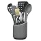 Kitchen Essentials® by Calphalon® 8-pc. Utensil Set with Crock - Gray