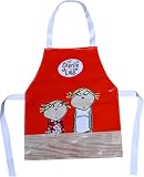 Shreds Charlie and Lola Red Plastic Coated Apron